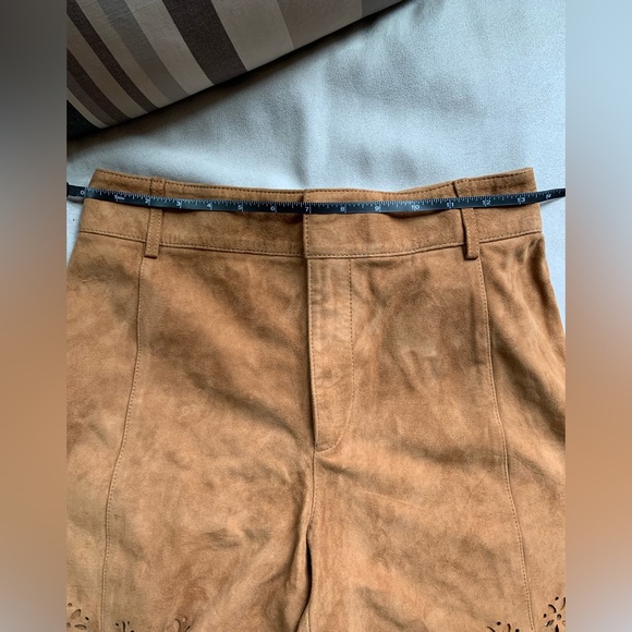 Zara Suede Cutwork Shorts - Picture 11 of 12